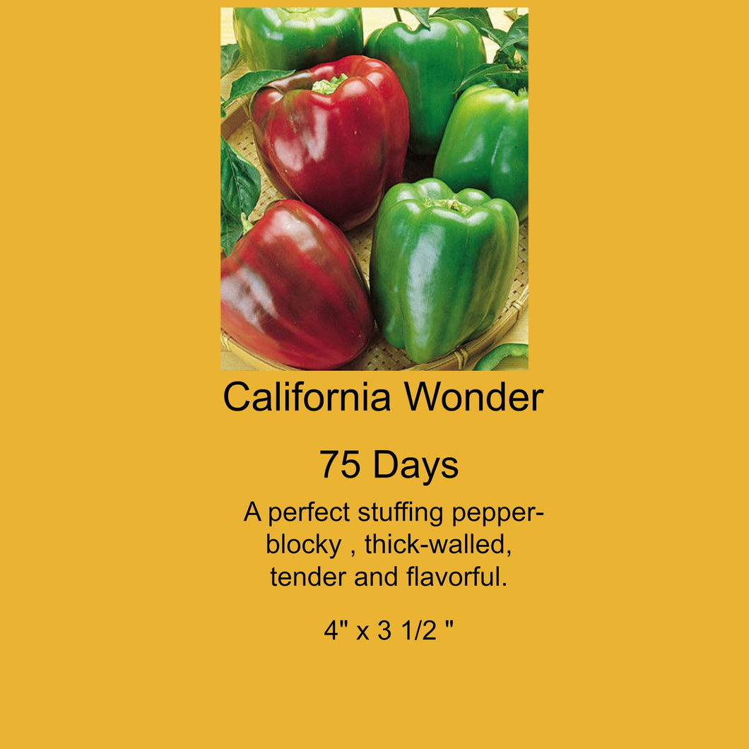 Pepper/California Wonder 4-Pack