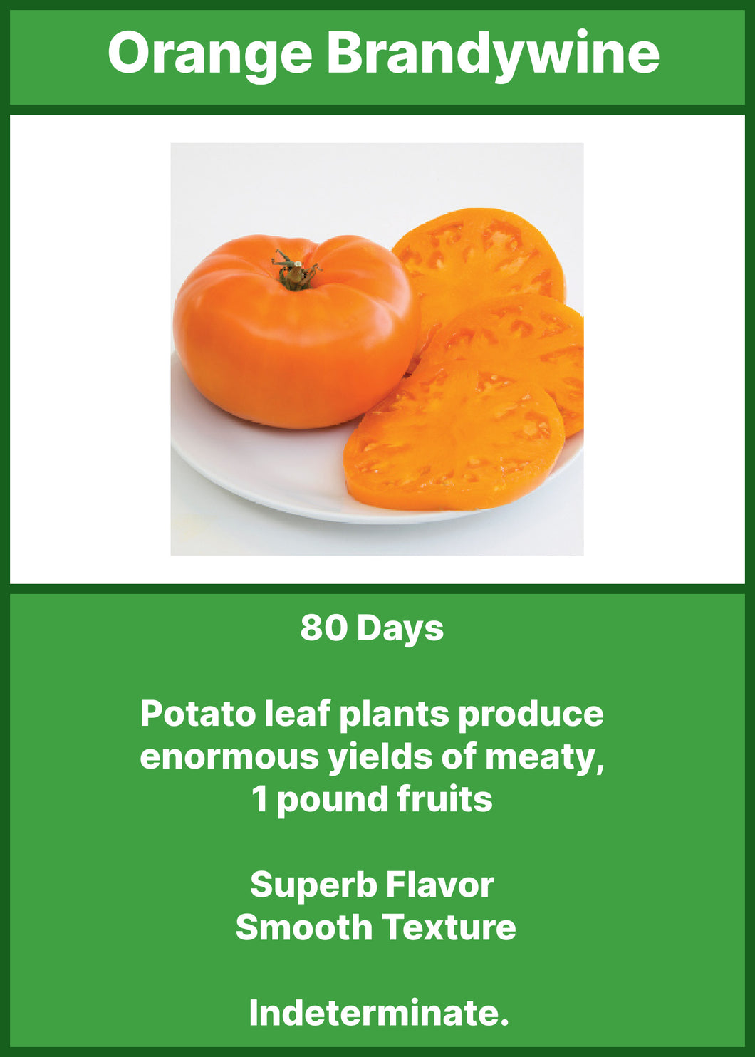 Tomato/Orange Brandywine   6-Pack